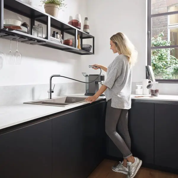 Hansgrohe Talis M54 Kjøkkenkran m/uttrekkbar tut - krom - Bilde 4