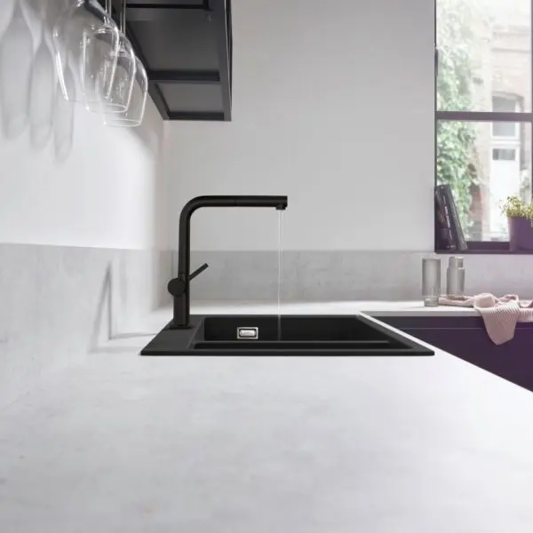 Hansgrohe Talis M54 Kjøkkenkran m/uttrekkbar tut - matt sort - Bilde 3