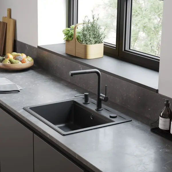 Hansgrohe Talis M54 Kjøkkenkran m/uttrekkbar tut - matt sort - Bilde 4