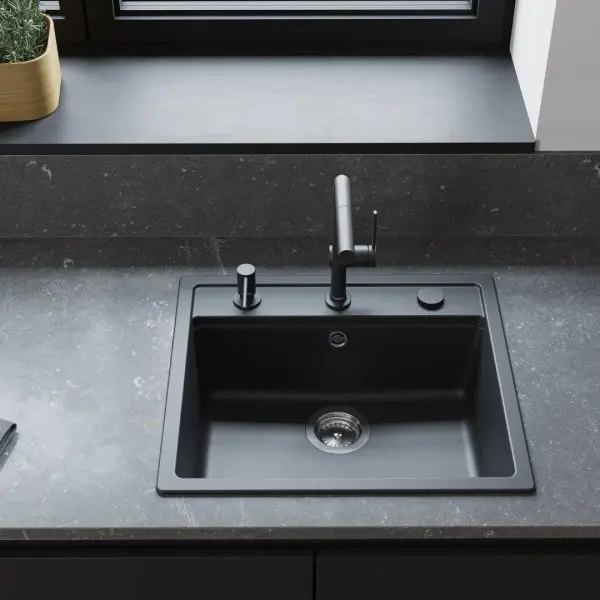 Hansgrohe Talis M54 Kjøkkenkran m/uttrekkbar tut - matt sort - Bilde 5