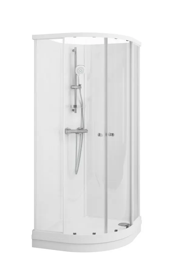 VikingBad Sofia basic Dusjkabinett 90x90x210 - Bilde 2
