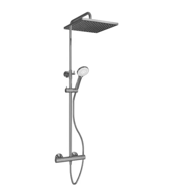 Bilde av Vikingbad Vilde Rainshower krom rett